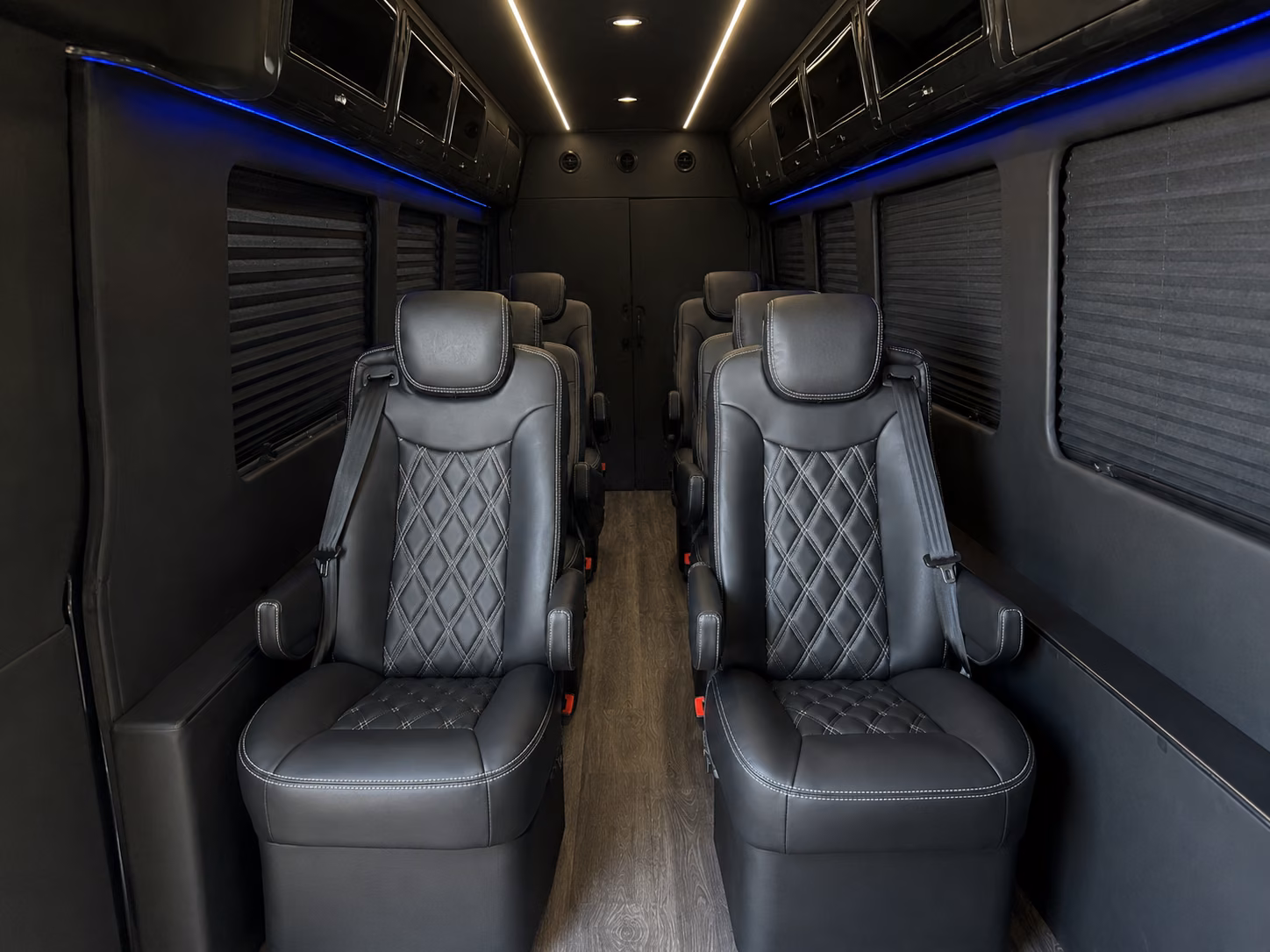 compare sprinter vans and minibuses for rural iowa vineyard roads