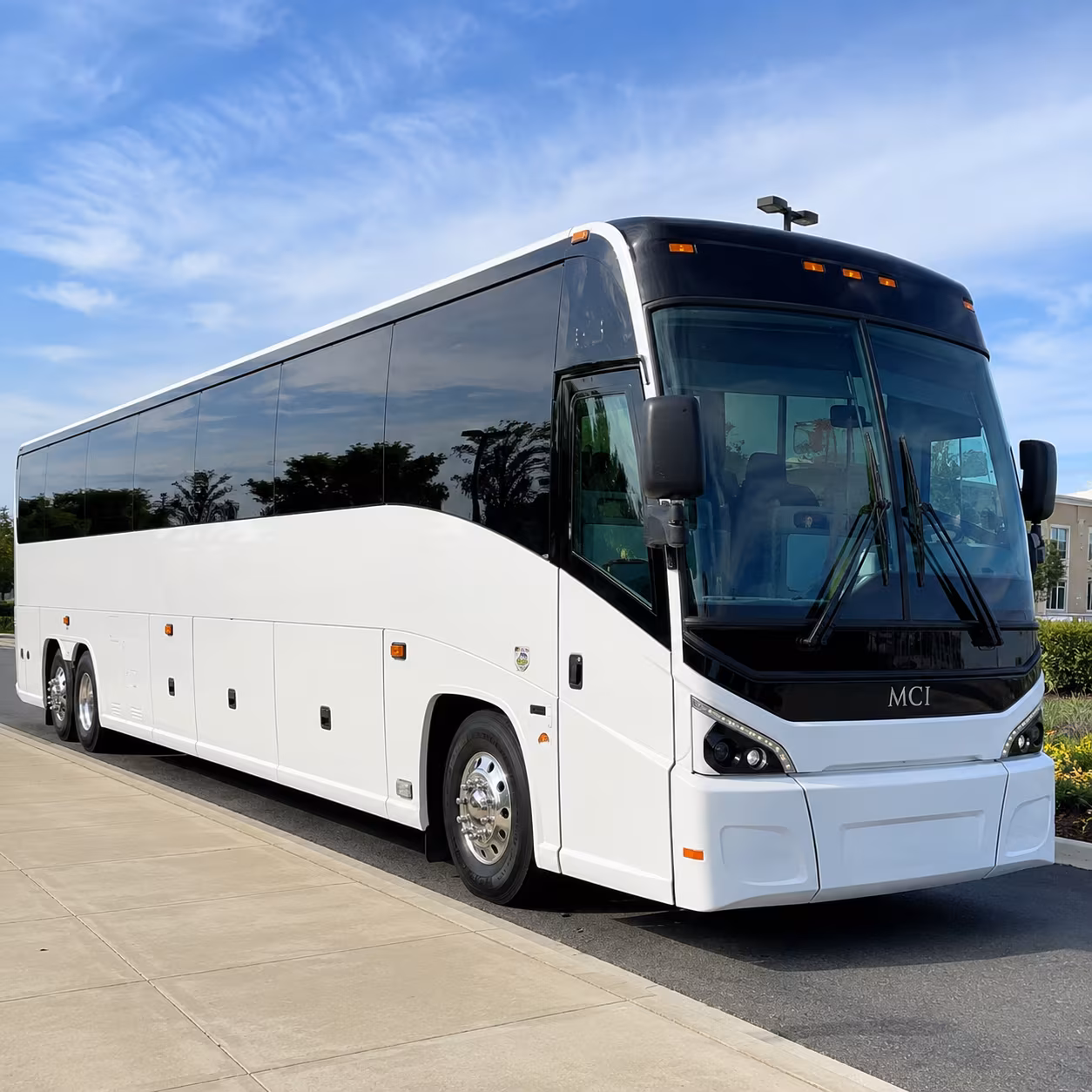 employee shuttles between waterloo hotels and john deere waterloo works
