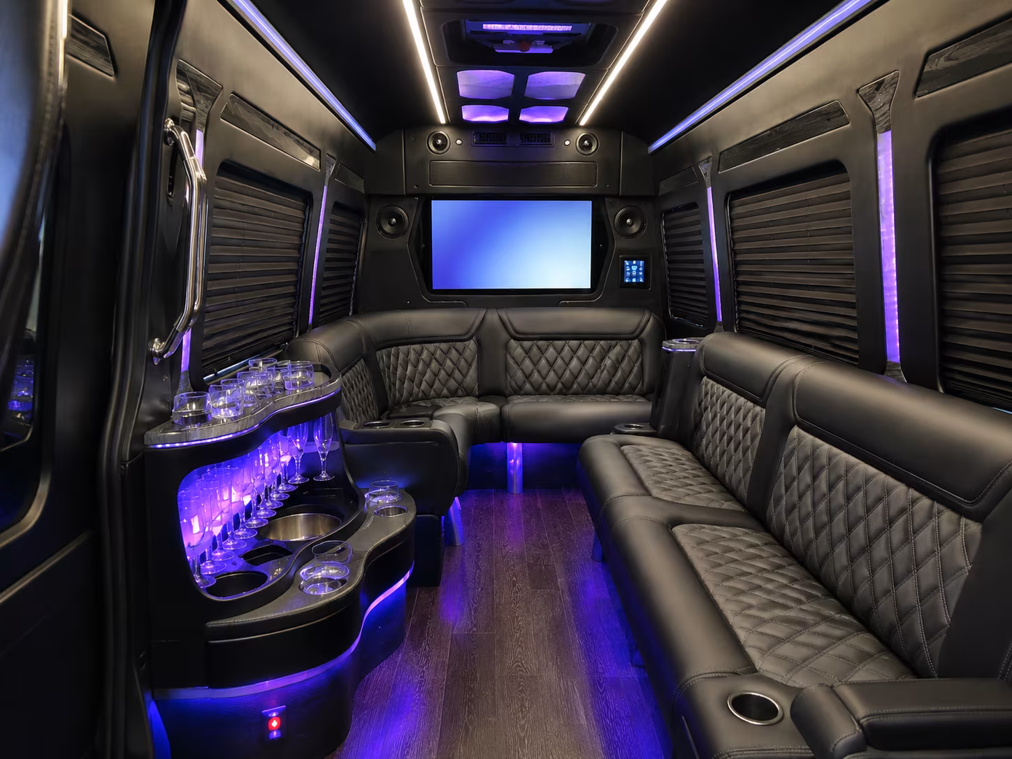 waterloo corporate event transportation onboard seating