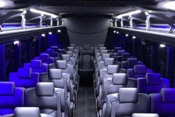 Waterloo Charter Bus Interior