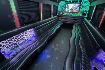 Waterloo Limo Bus Interior
